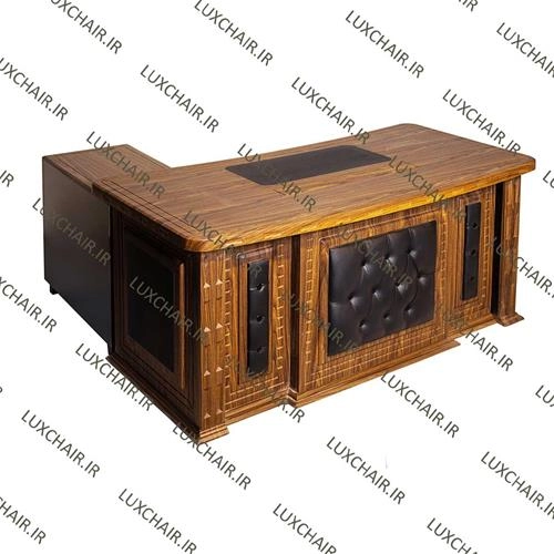 میز مدیریت 2 متری وکیوم  جلو چرم  ODE 212