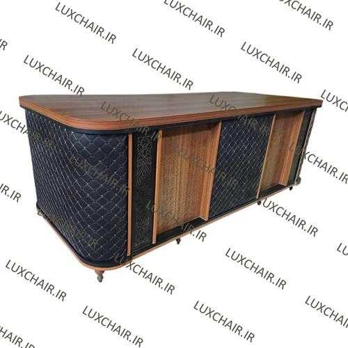 میز مدیریت 2 متری MDF چرم    ODE228