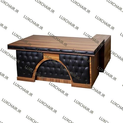 میز اداری 180 جلو چرم   ODE  208