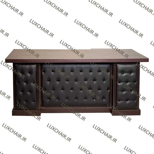 میز اداری 180 جلو چرم   ODE  206