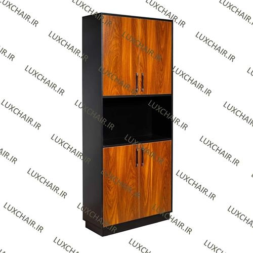 کمد کتابخانه اداری دو رنگ   ODW 604