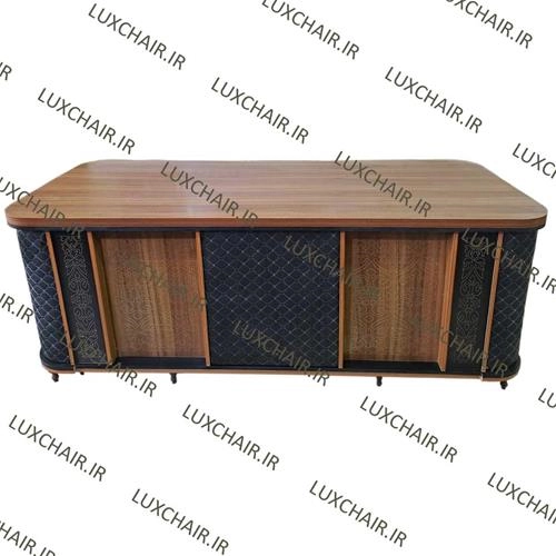 میز مدیریت 2 متری MDF چرم    ODE228